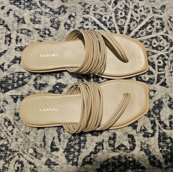Kaanas IBU Nude Strappy Sandal - Picture 5 of 8